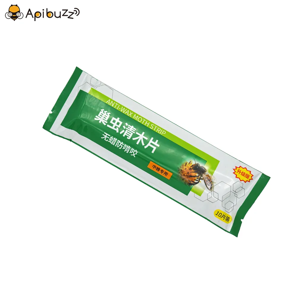 أبيبوز خلية الشمع العثة العلاج شرائط خشبية / 10 وحدة حزمة