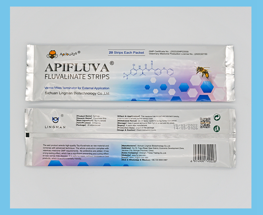 شرائط أبيفلوفا المضادة لعث النحل-عبوة 20 قطعة