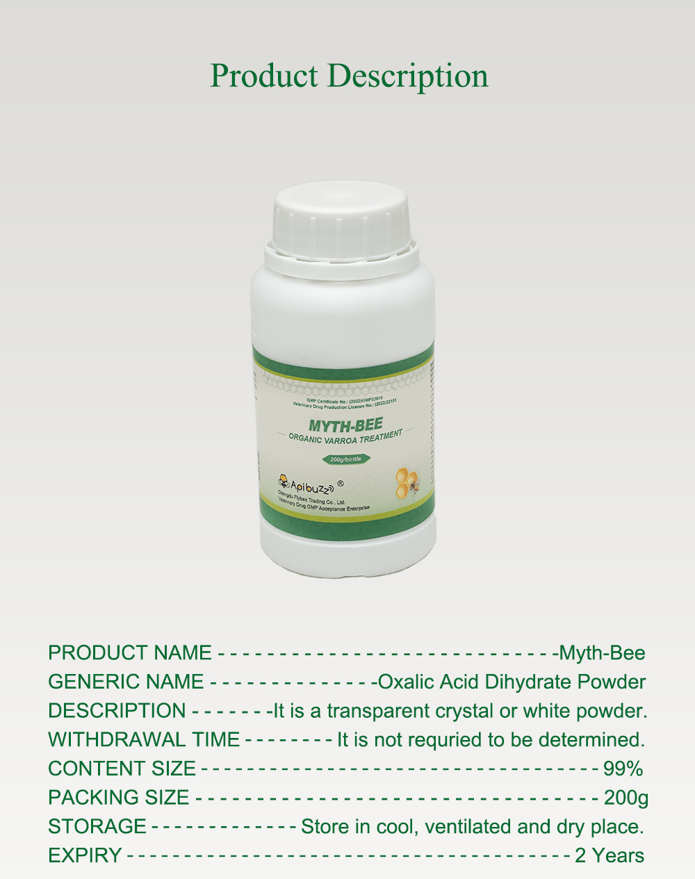 أسطورة-النحل علاج حمض الأكساليك للنحل