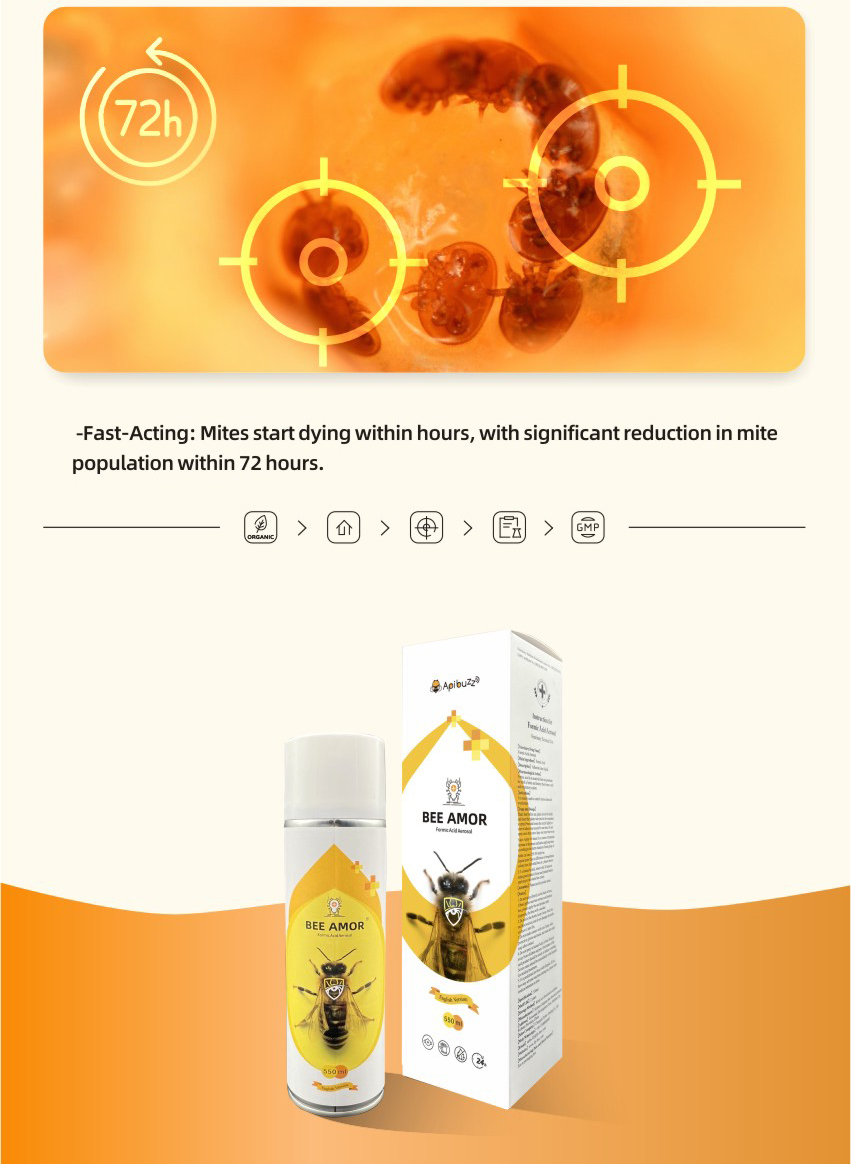 رذاذ حمض الفورميك المختلط للنحل