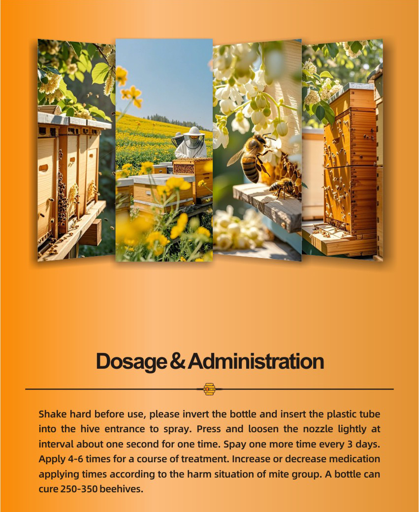 رذاذ حمض الفورميك المختلط للنحل